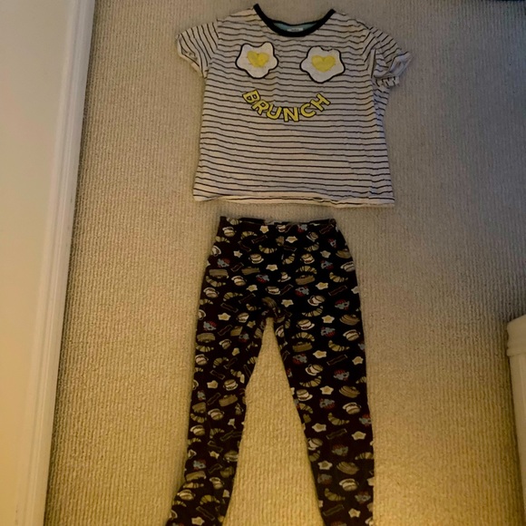 Forever 21 PJ’s | White & Black | US XS for both - Picture 2 of 3